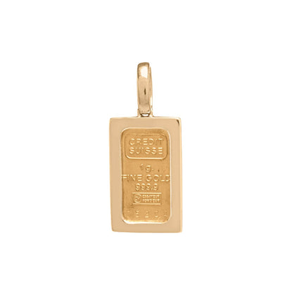 1 gram gold bar block frame