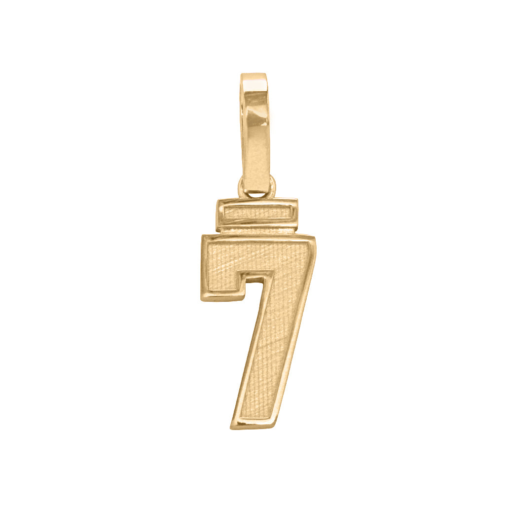 The Single Lucky Number pendant