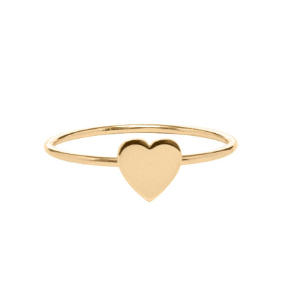 14k gold heart ring 