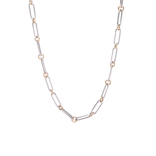 paperclip link gold chain