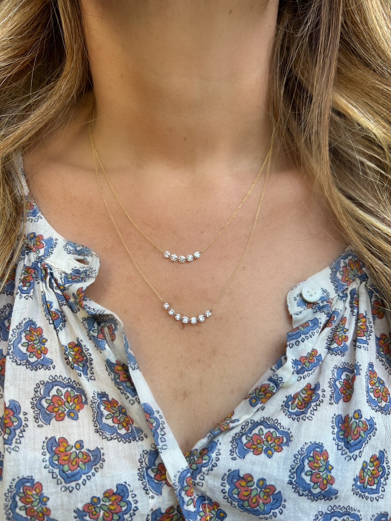 Ravayna Bezel Heart Dainty Diamond Necklace – RW Fine Jewelry