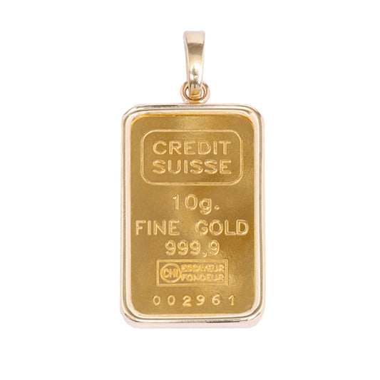 10 gram gold bar classic frame