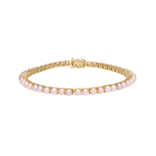 pink pearl bracelets