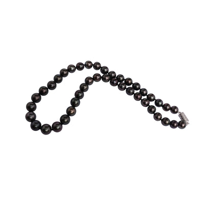 Tahitian pearls black diamond black pearls - unisex jewelry