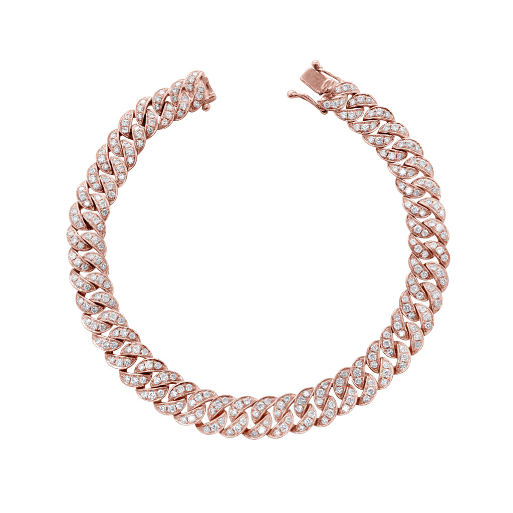  rose gold custom diamond bracelets