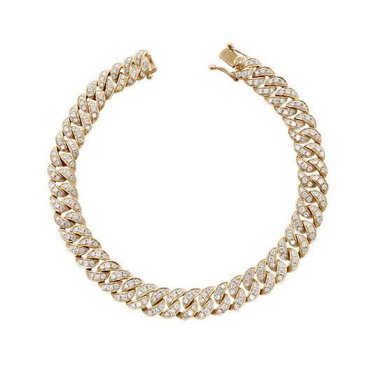cuabn link diamond bracelets