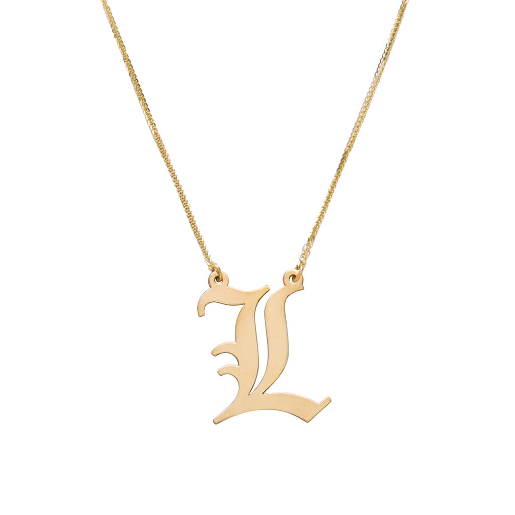 Buy Seasons Kreation Initial Necklace, Personalized Dangle Name Choker Custom  Initial Alphabet Pendant Necklace with Hanging Name Gold Plating Jewelry  Set of 1 at Amazon.in