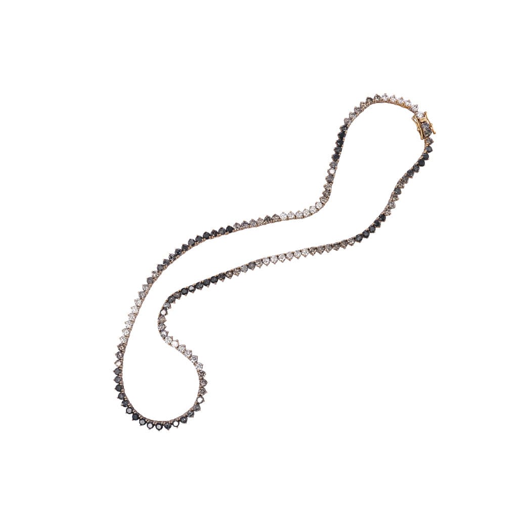 diamond tennis necklace - ombre jewelry