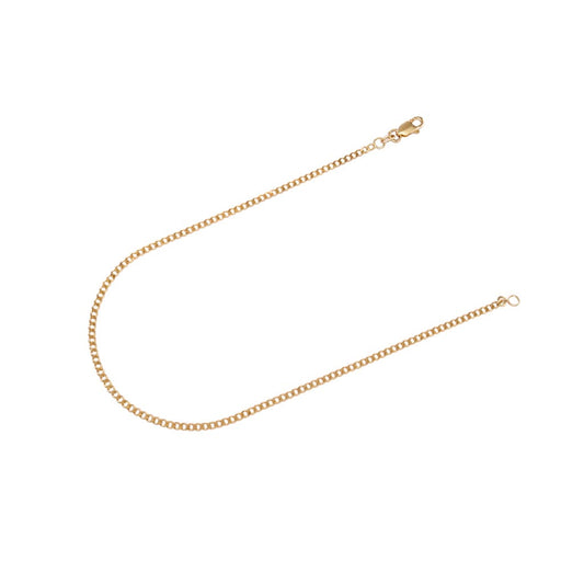 ultra thin layering gold anklets