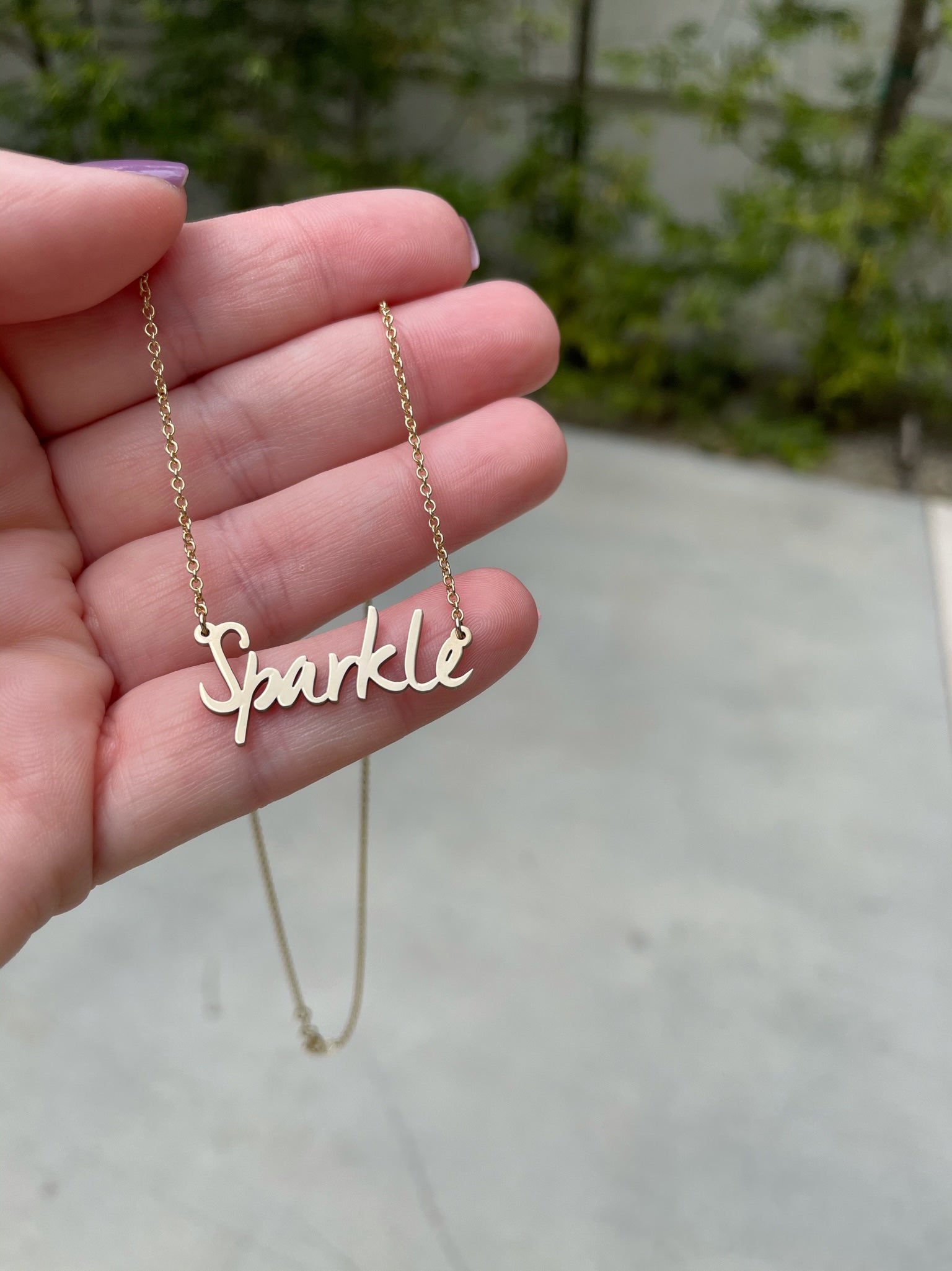 customized nameplate necklace - the 10jewelry