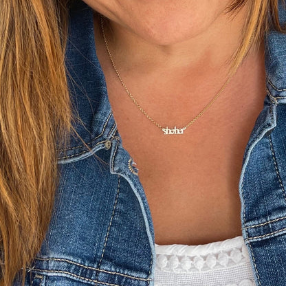 pronoun necklace for women