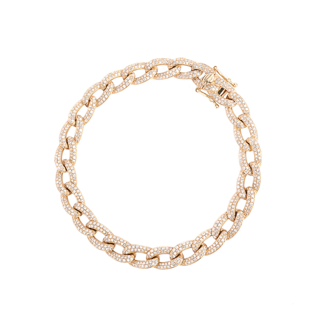 the10 jewelry diamond cuban link bracelet