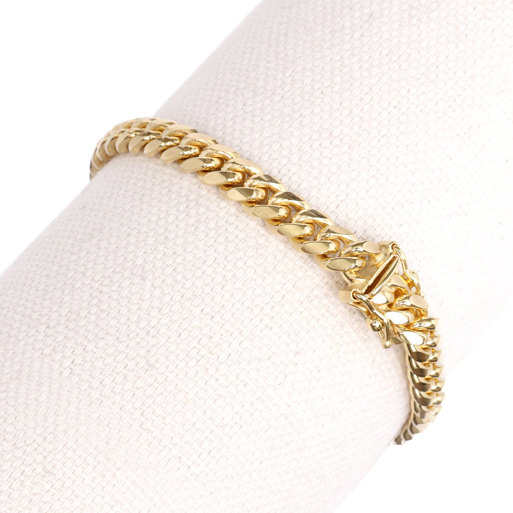 9ct Gold Solid Id Baby Bracelet | Angus & Coote