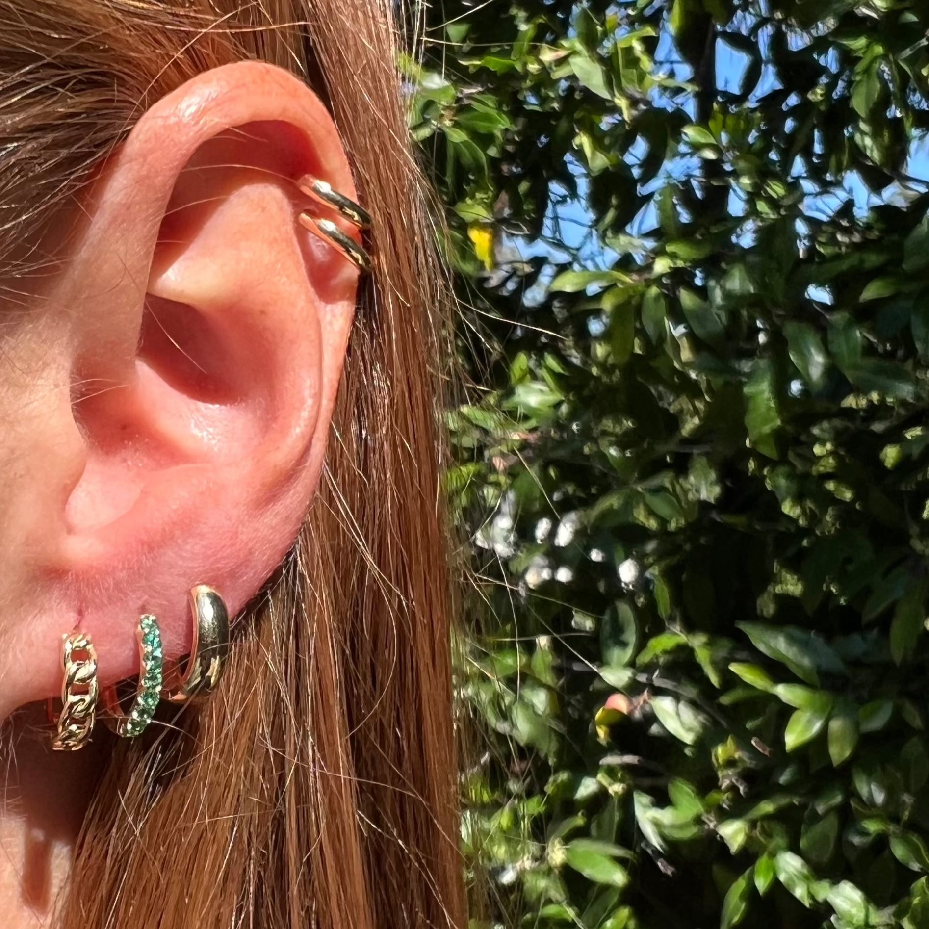 custom huggies earings -the 10 jewelry