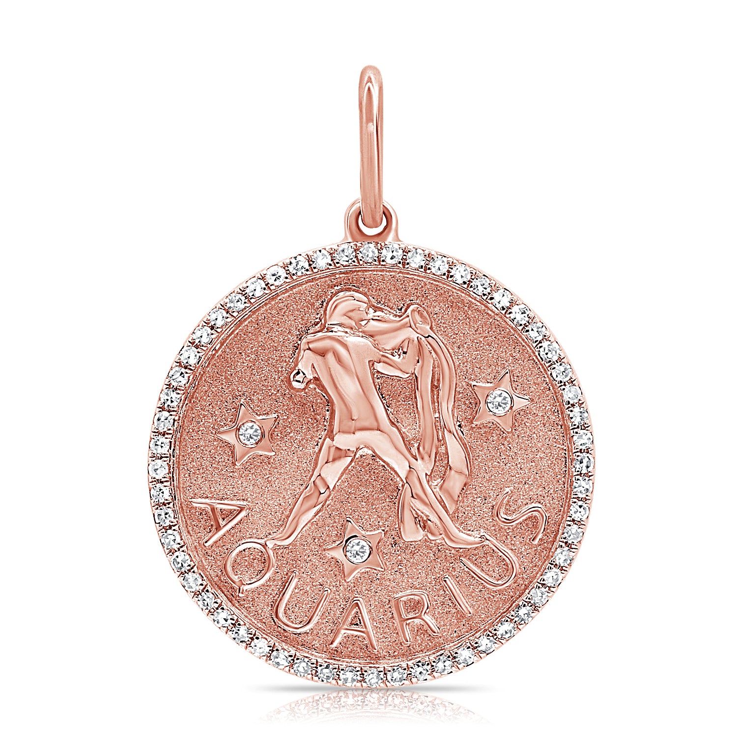 Aquarius zodiac pendant