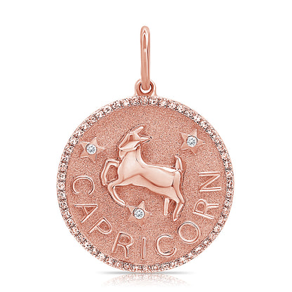 Capricorn zodiac pendant