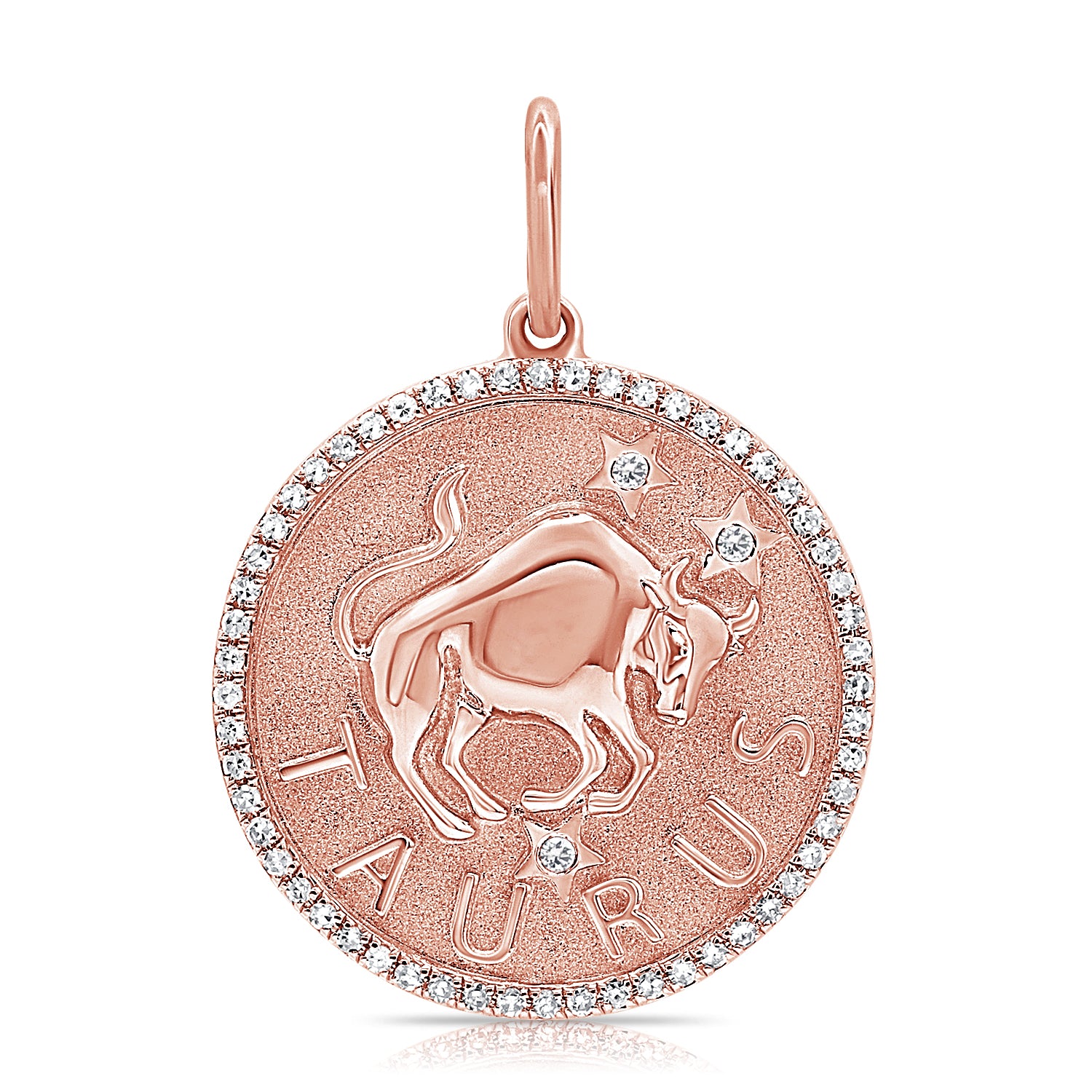 Taurus zodiac pendant - custom pendant - the 10jewelry