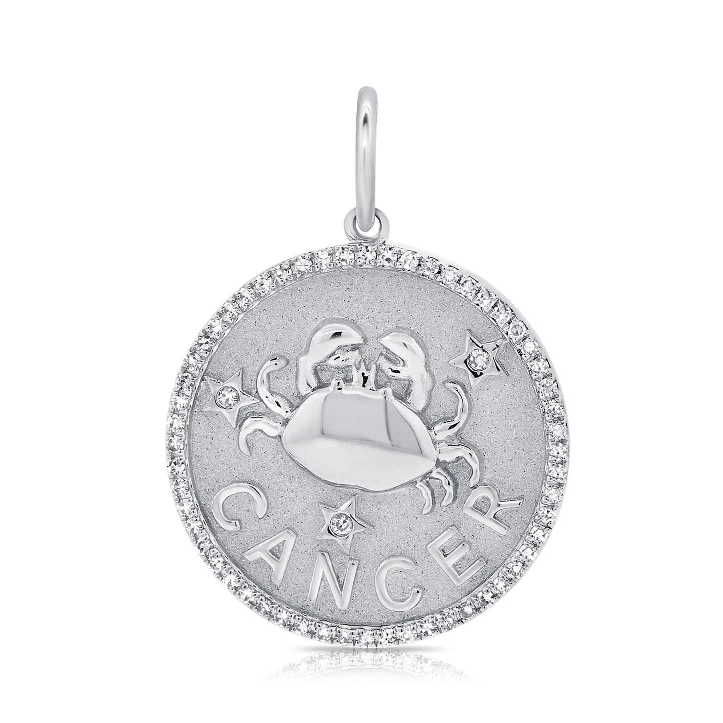 Cancer zodiac pendant - custom pendants - the  10jewelry