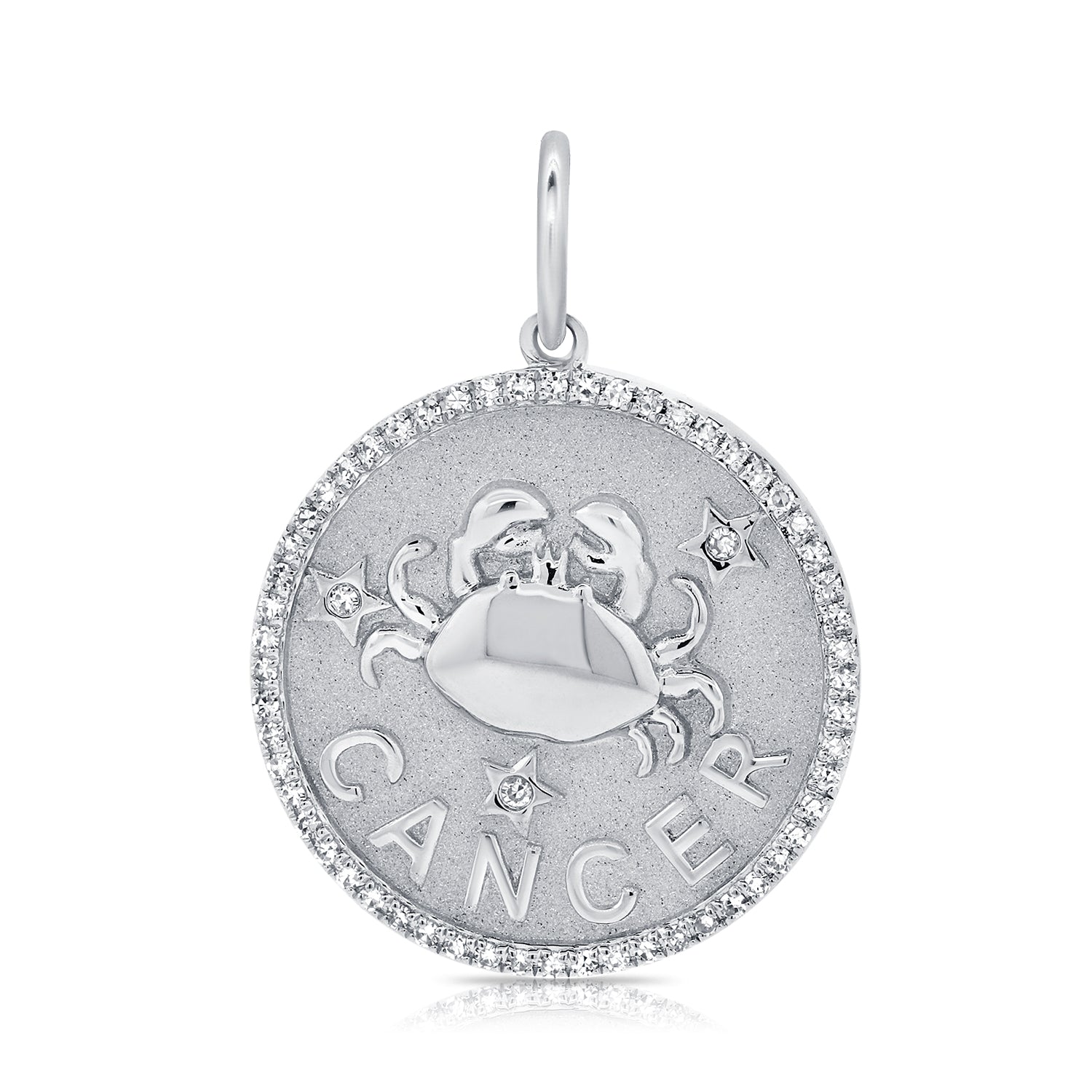 Cancer zodiac pendant - custom pendants - the  10jewelry